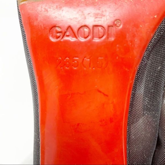 Gaodi Vintage Metallic Silver Block Heels Size 7 - Picture 9 of 10